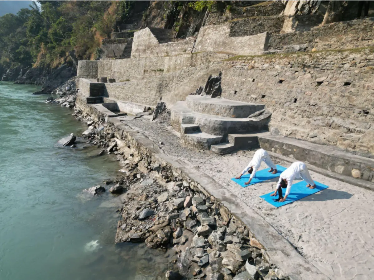 Raga On The Ganges riverside resort near Ganga in Rishikesh